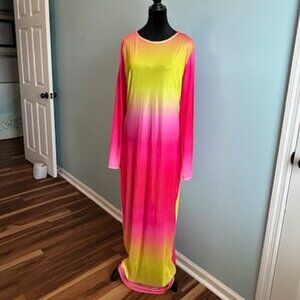 Beautiful Sheer Mesh Cover Up Dress - NWT 2XL